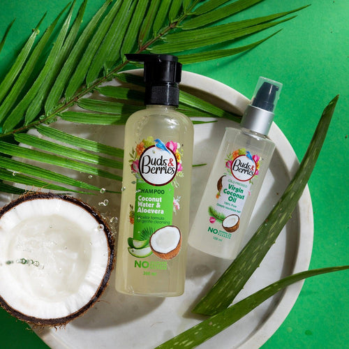 Coconut Combo for Regular Use Coconut Water Aloevera Micellar formu Buds Berries